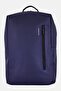 Men Brand Logo Backpack, Navy