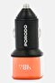 48W Averin Multi-Port Car Charger, Orange - 4