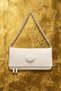 Elegant Wing Detailed Chain Women's Shoulder and Clutch Bag