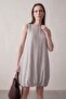 My Fashion Textured Lyocell Loose Mini Dress - 4