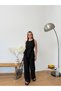 Flowy Short Sleeve Blouse and Wide Leg Pants Set