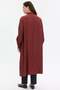 Hakim Collar Draped Long Women's Shirt - 8