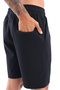 Modal Interlock Embroidery Logo Men's Sports Shorts with Pockets - 7