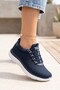Navy Blue Daily Sneaker Unisex Summer Mesh Sports Shoes - 3