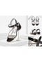 Young Girl's Shoes with Ankle Straps, Evening Dress Heels - 2