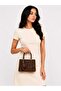 Women's Mini Leather Handbag with Shoulder & Crossbody Strap 20x14x9 cm