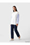 Lcw Everyday White Soft Touch Oversize Women's Sweatshirt Tunic - 2