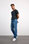 76076-73600 Men's Regular Fit Mid Waist Mid Leg Denim Pants 76076-73600 - 3