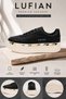 Women's Black High Sole Casual Sports Shoes Snekars Lfn-890 - 7