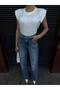 Blue Washed Straight Jean Trousers - 33502 - 3