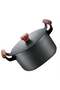 Non-Stick Cast Iron Cookware and Frying Pan Set 5-Piece with Stock Pot, Wok, Frying Pan - 2