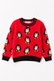 Penguin Patterned Girls' Sweater 23212 - 5