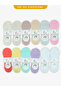 Yasemin Combed Cotton Ballerina Cotton Summer Cotton Comfortable Women's Socks 12-Pack - 2