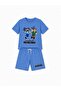 Boy's Game Character Printed Shorts Set Summer Two-Piece Set