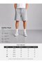 Opportunity Product 2 Pieces Black+Gray Oversize Fit Shorts Bermuda Comfortable Fit Anti-Sweat - 4