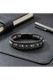 Black Madagascar Stone 316L Steel Lockable Multi-Layer Braided Leather Men's Bracelet 18392B9D25 Non-Tarnish - 4