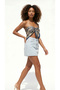 Women's High Waist Mini Denim Skirt with Pockets, Slim Fit, 100% Cotton Denim Skirt - 5
