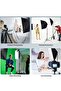 Studio Photography Lighting Kit with 380W 3 Colors Remote LED Bulbs,SoftBoxes and Carry Bag - 6