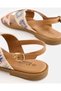 Girls Assorted Floral Backstrap Sandals - 4