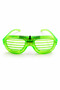 Shutter Party Glasses Led Light up Green Luxury Neon Framed Festival Costume Accessory - 3
