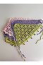 Hand Knitted Bandana (with Bead Detail) - 2