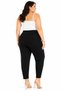 Plus Size High Waist Stoned Mom Women's Pants - 2