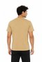 Crew Neck Cotton Men's T-Shirt Oil Green - 2