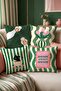 Coffee Shop Geese Patterned Set of 4 Throw Pillow Covers