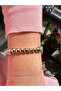 Colorful Glittery String Bracelet with Beads in Row - 4