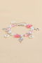 Pink Butterfly Figured Pearl Detailed Charm Bracelet - 5