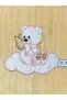 11 X 12 cm Adhesive Cute Teddy Bear Motif Badge. 1 Piece - 2