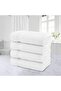 American Veteran Towel, 100% Cotton Turkish Bath Towels for Bathroom 4 Pack, 27x54 Extra Large Premium Soft Drying Bathroom Towels, White - 2