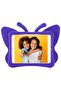 Shockproof EVA Foam Protective Tablet Stand Cover for iPad Air/ Air 2/ iPad 9.7 (2017/2018) - Cute Butterfly, Purple - 3
