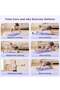 (Purple) Pilates Board - Pilates Reformer Set Multi-Purpose Foldable Pilates Reformer Board for Home, 5 in 1 Pilates Sliding Board (Purple) - 5