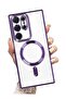 Magnetic Clear Case for Galaxy S23 Ultra, Compatible with MagSafe, Love Heart Design