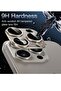 Camera Lens Protector for iPhone 15 Pro 6.1-Inch and iPhone 15 Pro Max 6.7-Inch, Full Coverage 9H Tempered Glass Ring Cover, Matte Metal Plate, Case Friendly, 1-Pack (Natural Titanium) - 3