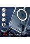 iPhone 12 Pro Clear Magnetic Cover | MagSafe Compatible | Hybrid Protective Clear Hard Back Case - 4