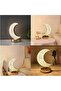 Creative Moon LED Table Lamp – Crystal Night Light with Adjustable Dimming, USB Charging, and 3 Color Choices - 2
