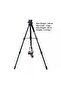 2234 Professional Aluminium Alloy Tripod Stand – Adjustable Height with 3-Way Swivel Pan Head - 7