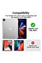 Silicon Clear Case for iPad Pro 12.9'' (5th Gen) 2021, TPU Shockproof Back Cover - 6