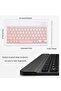 Ultra-Slim Bluetooth Keyboard and Mouse Combo Rechargeable Portable Wireless Keyboard Mouse Set - 3