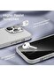 5 in 1 Silicone Case for iPhone 14 Pro Max 6.7-Inch, with Screen & Camera Protector (Silver) - 4