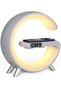 Wireless Charger Atmosphere Lamp, RGB Color Changing Mood Light with Time Display