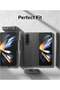 Slim Case Compatible with Samsung Galaxy Z Fold 4, Anti-Fingerprint Translucent Hard Thin Premium PC Lightweight Protective Phone Cover for Z Fold4 5G (2022) - Matte Clear - 6
