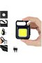 Keychain Light - Rechargeable Flashlights, 4 Modes Mini Flashlight with Folding Bracket Bottle Opener