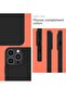 Black Silicone Case for iPhone 15 Pro Max – Soft-Touch, Shockproof, Dustproof, Antiskid Full Body Armour - 3