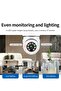 360° WiFI camera Light Bulb Home Security Cam Wireless Night Vision CCTV Monitor - 3