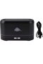 Easy Operation Aromatherapy Humidifier with One-Button 3D Flame Effect for Bedroom & Dormitory (Black) - 5