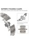Stainless Steel Band for Apple Watch Ultra Band 49mm 45mm 44mm 42mm 38mm 40mm 41mm, Metal Strap with Folding Clasp for Apple Watch Series 8 7 6 5 4 3 2 1 for Men - 4