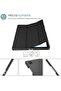 ProCase Slim Stand Hard Back Shell Smart Cover Case for Galaxy Tab A8 10.5 Inch 2022 - Black - 5